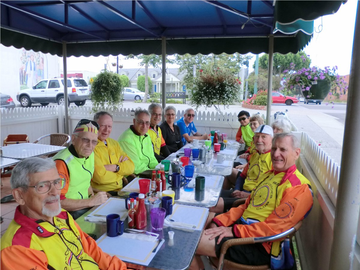 just another glorious Sunday breakfast ride at the Main Street Cafe in El Segundo - Aug 14, 2011